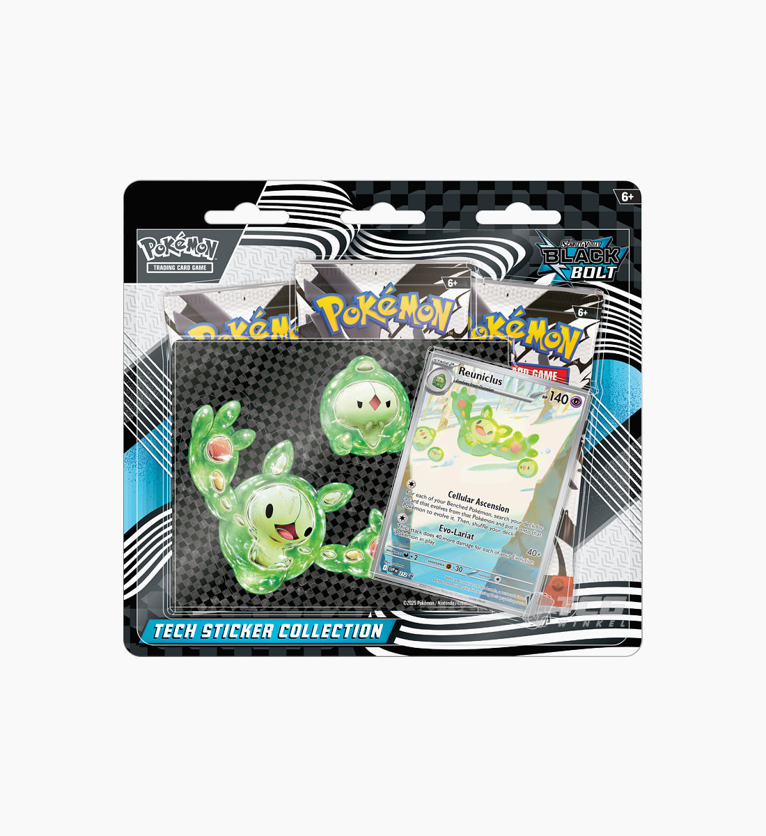 Pokémon TCG Scarlet & Violet Black Bolt Tech Sticker Collection