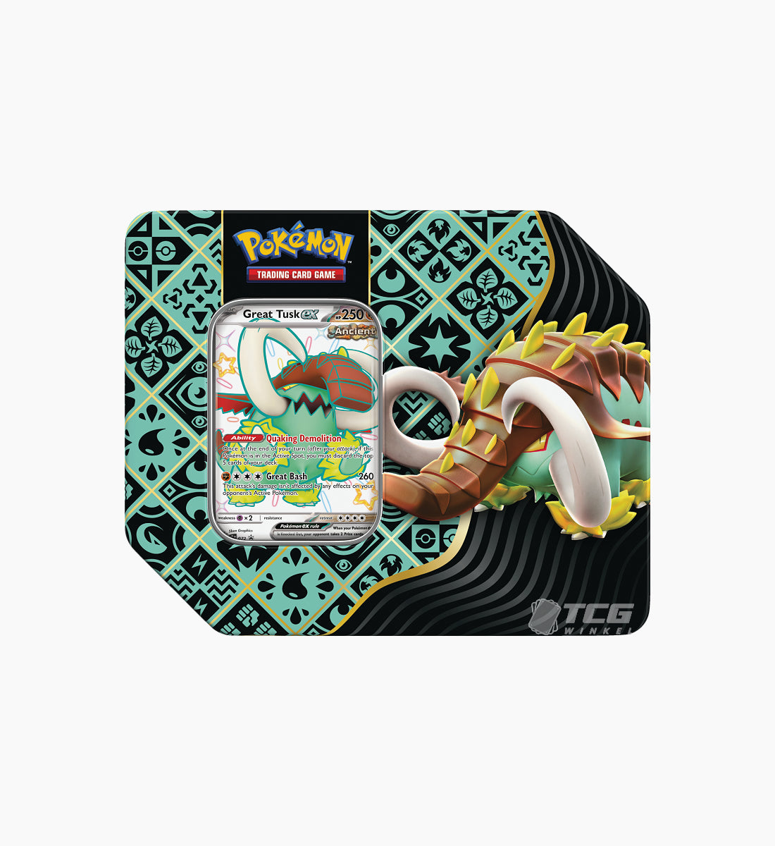 Pokémon TCG Scarlet & Violet Paldean Fates Large EX Tin