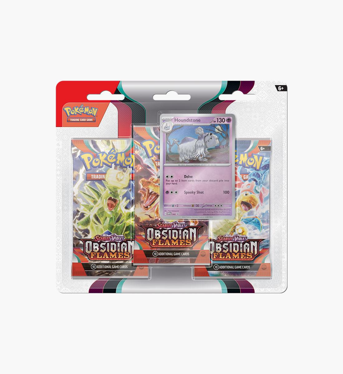 Pokémon TCG Scarlet & Violet Obsidian Flames 3-Pack Blister - TCG Winkel