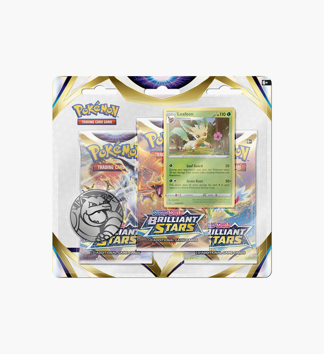 Pokémon TCG Brilliant Stars 3-Pack Blister - TCG Winkel