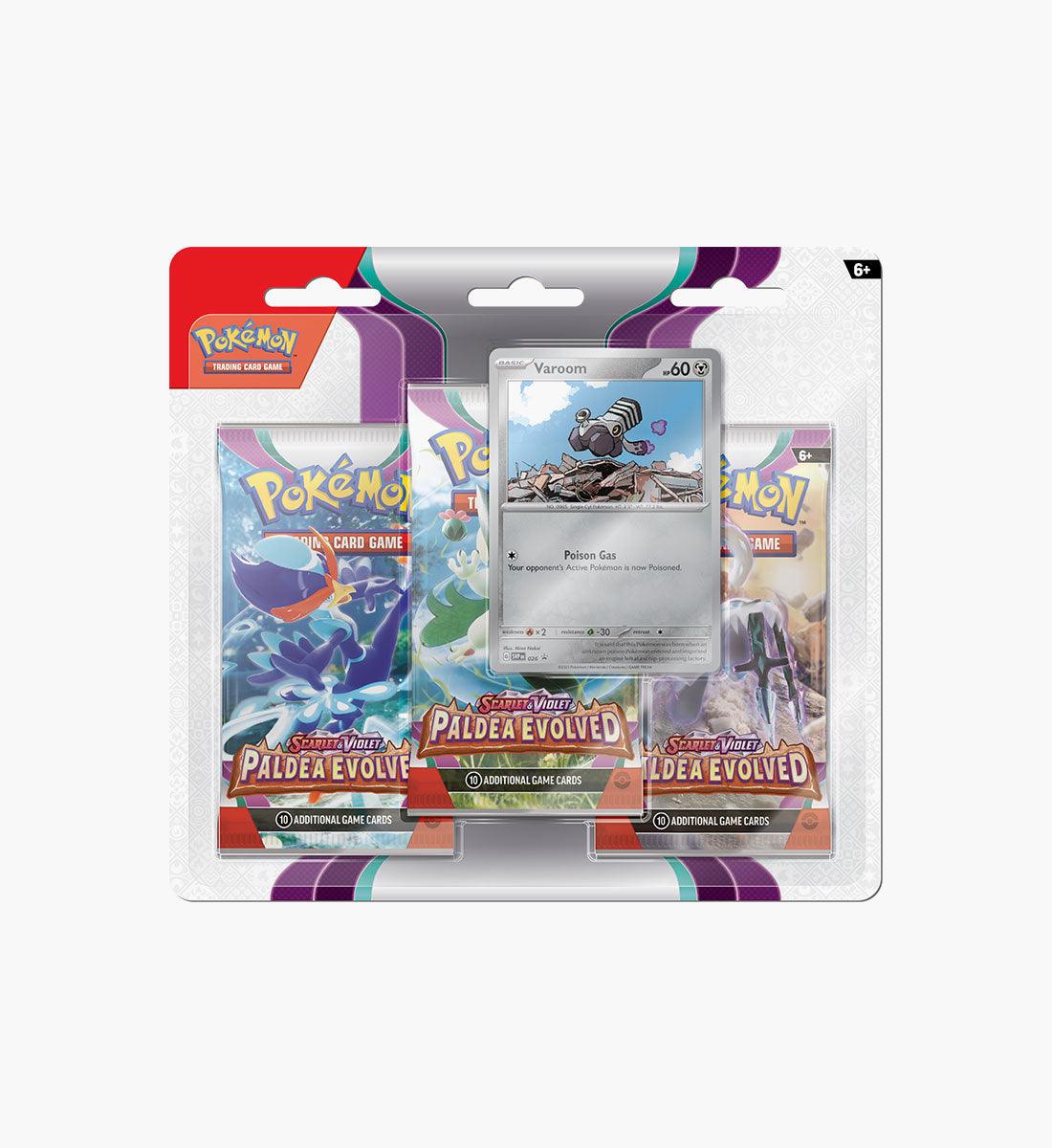 Pokémon TCG Scarlet & Violet Paldea Evolved 3-Pack Blister - TCG Winkel