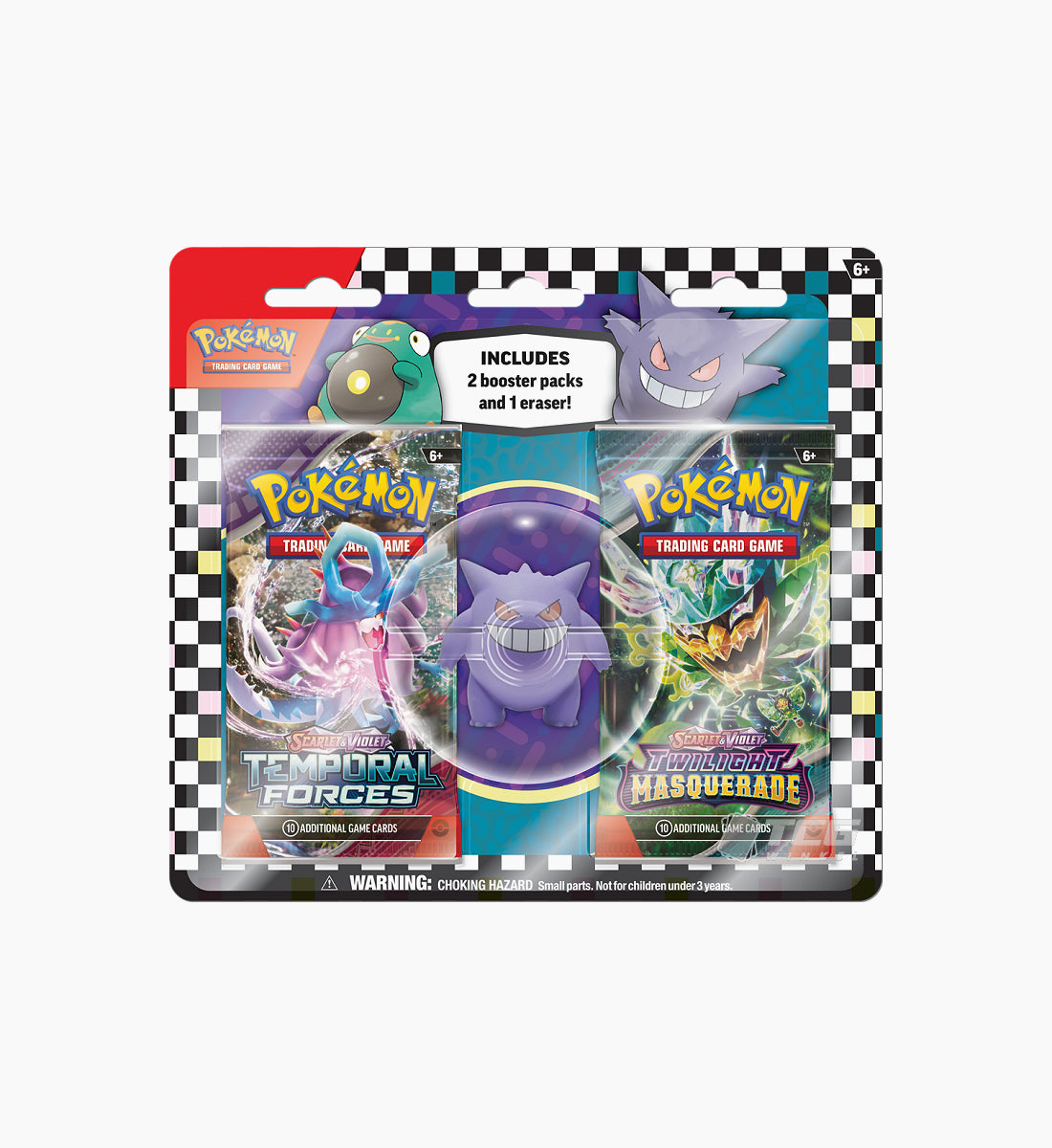 Pokémon TCG Back To School Eraser Blister 2024