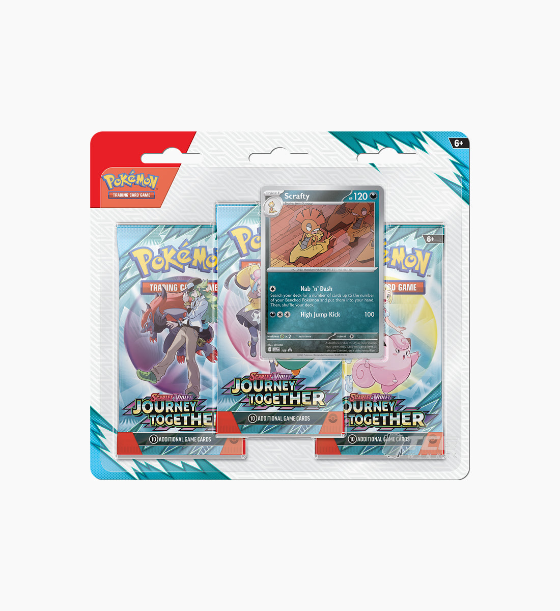 Pokémon TCG Scarlet & Violet Journey Together 3-Pack Blister