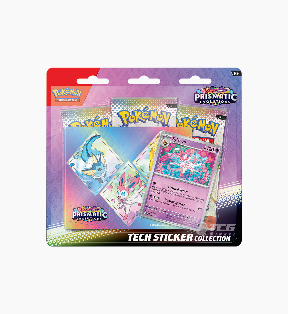 Pokémon TCG Scarlet &amp; Violet Prismatic Evolutions Tech Sticker