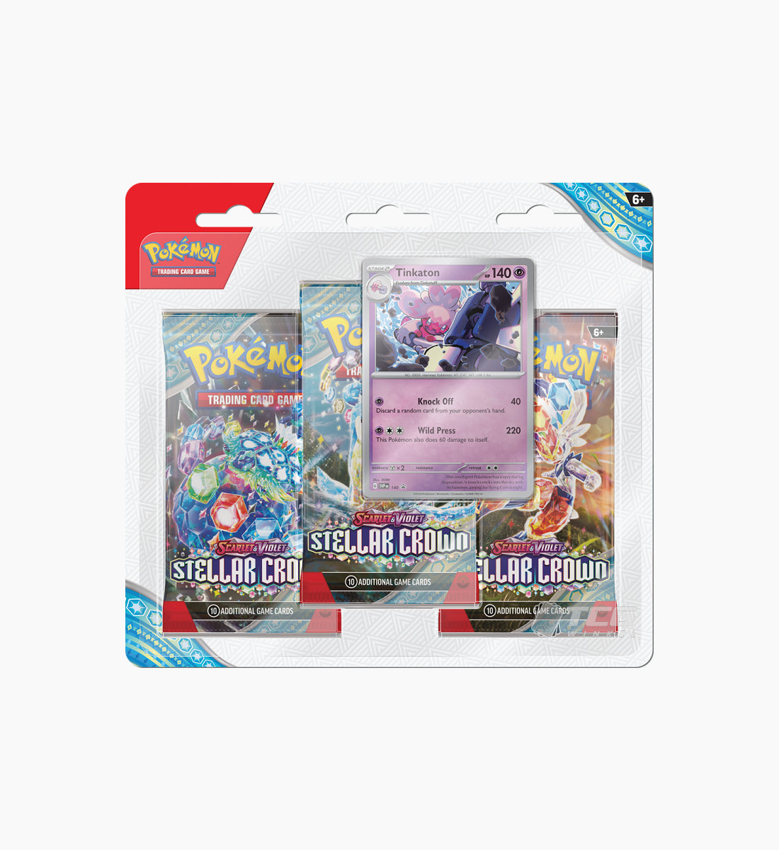 Pokémon TCG Scarlet & Violet Stellar Crown 3-Pack Blister