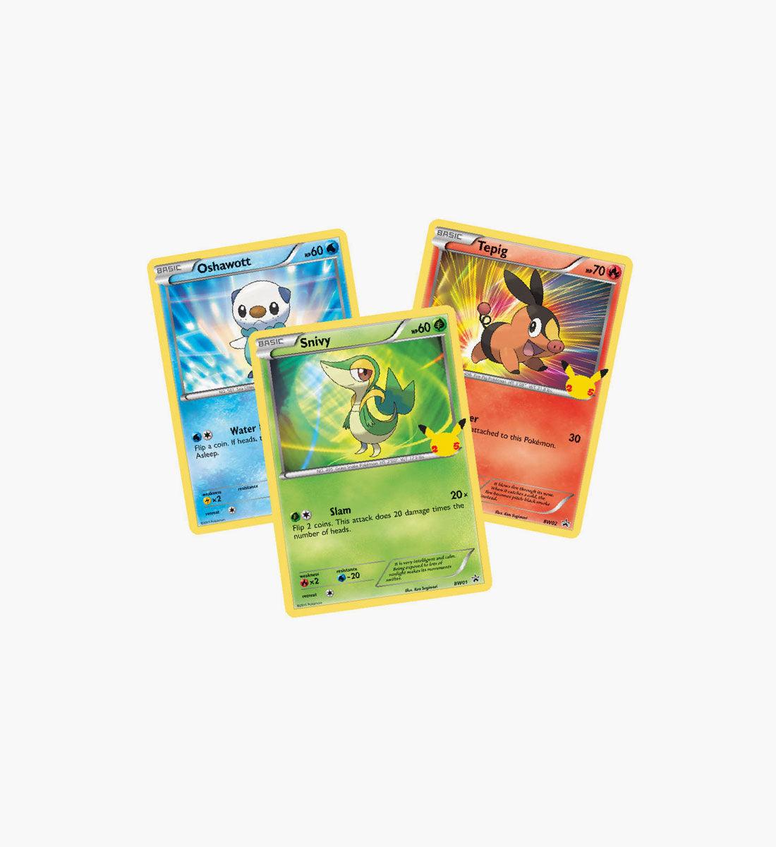 Pokémon TCG 25th Anniversary Starters Oversize Card 3 Pack - TCG Winkel