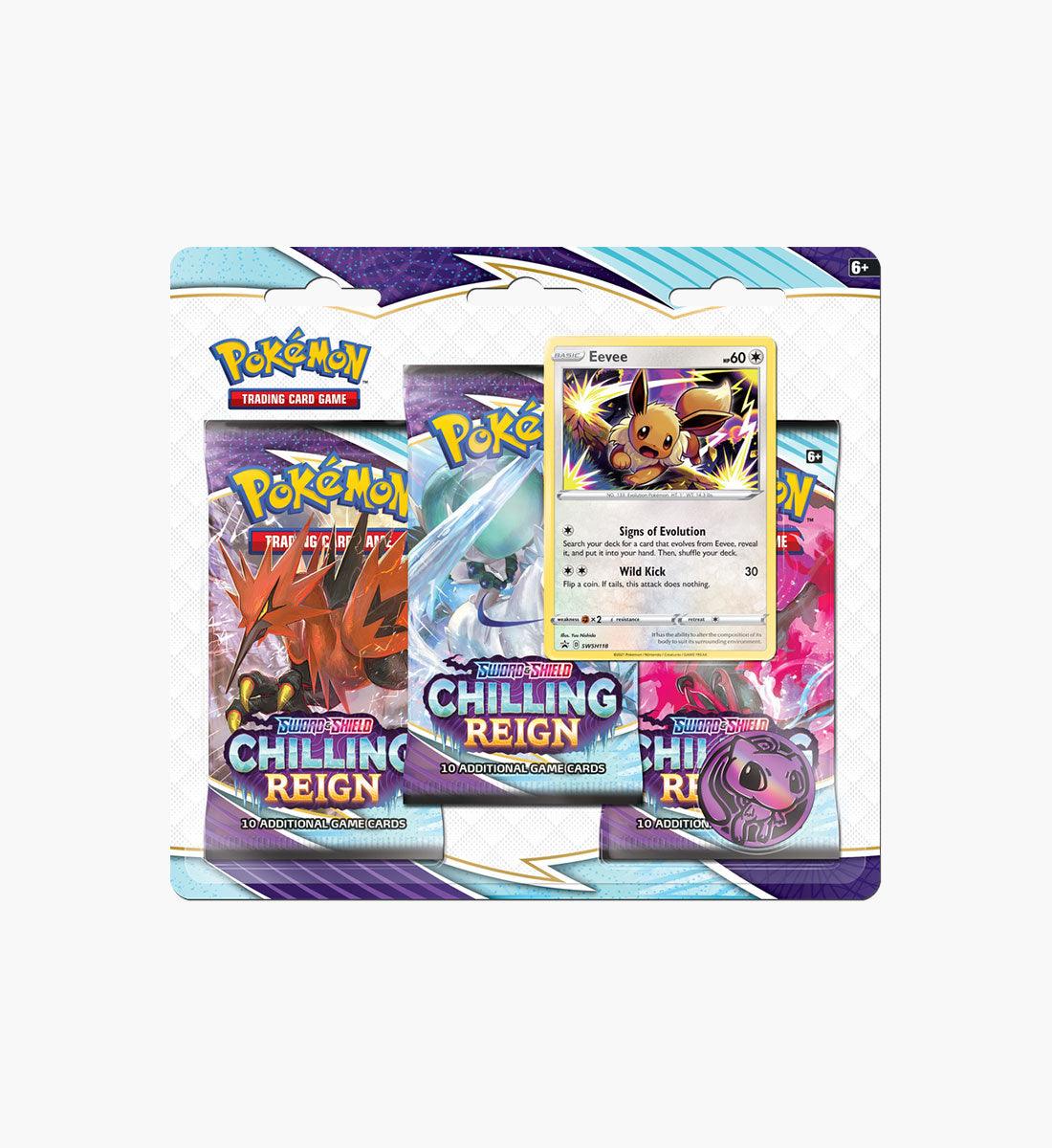 Pokémon TCG Chilling Reign 3-Pack Blister - TCG Winkel