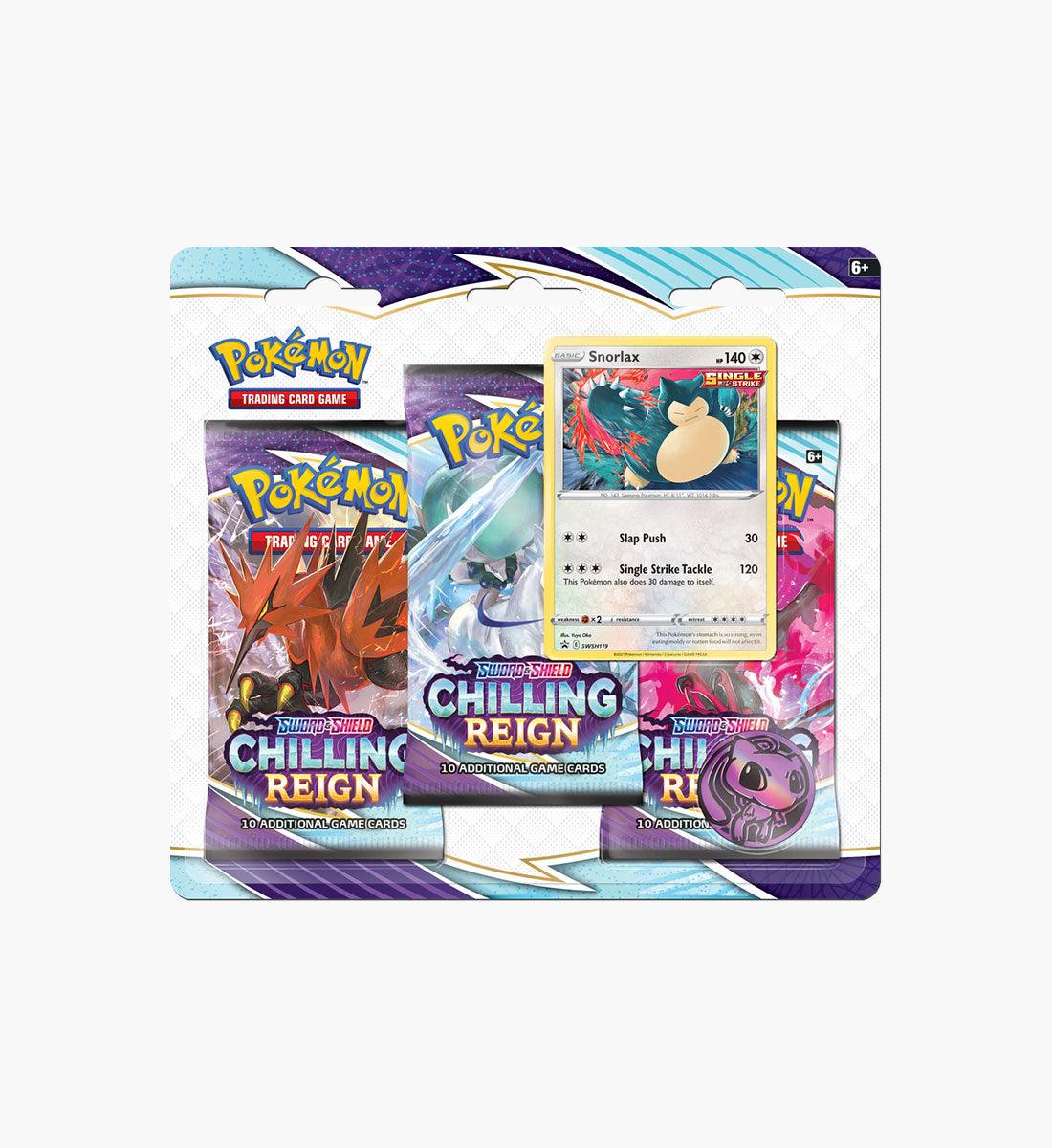 Pokémon TCG Chilling Reign 3-Pack Blister - TCG Winkel
