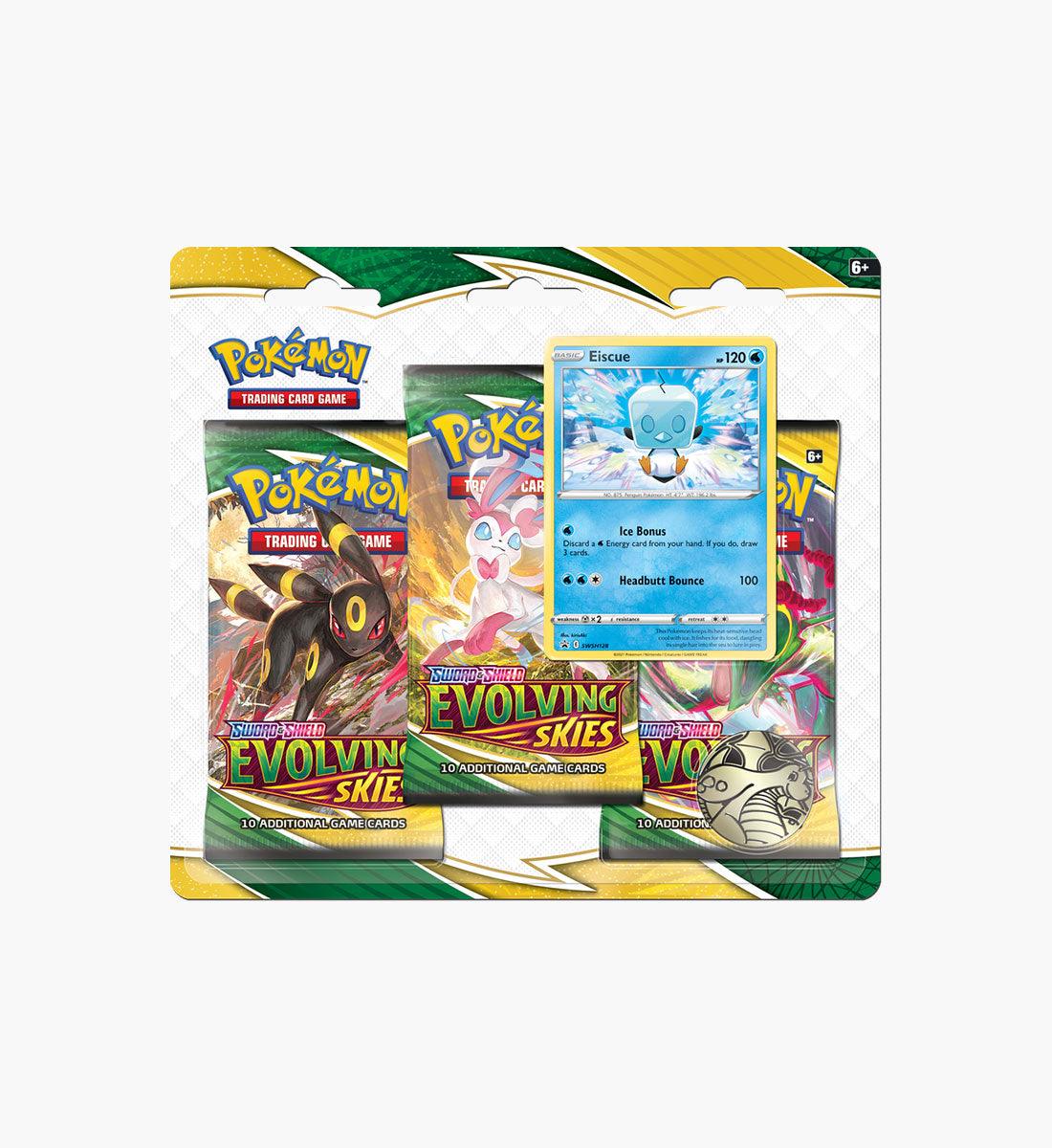 Pokémon TCG Evolving Skies 3-Pack Blister - TCG Winkel