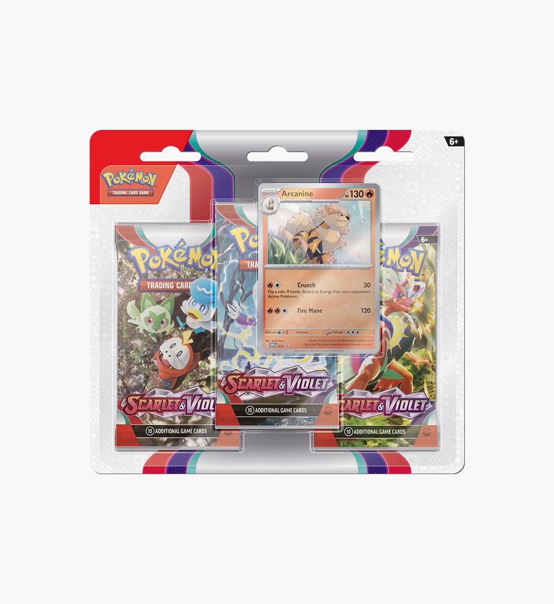 Pokémon TCG Scarlet &amp; Violet 3-Pack Blister - TCG Winkel