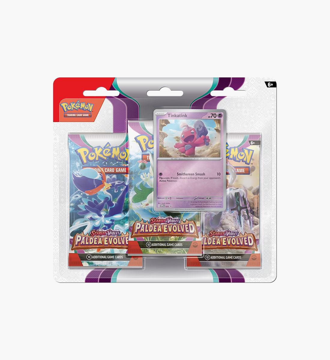 Pokémon TCG Scarlet & Violet Paldea Evolved 3-Pack Blister - TCG Winkel