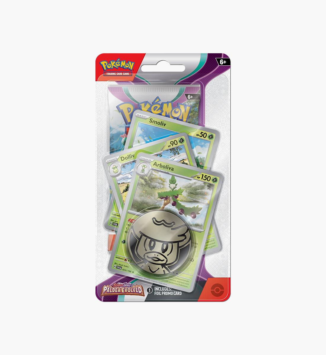 Pokémon TCG Scarlet &amp; Violet Paldea Evolved Premium Checklane Blister - TCG Winkel